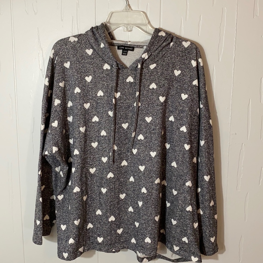 Heart Print Hoodie